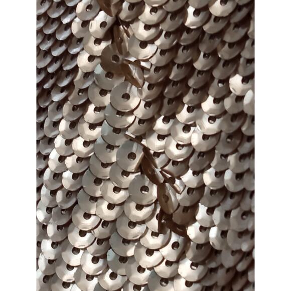 J. Crew Women’s Top Sequin Black Ribbon Zip Back Closure Gold MSRP $148 Size 8 - Picture 9 of 16